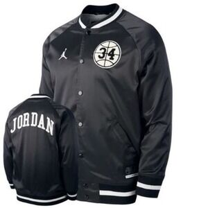 Nike Air Jordan "He Got Game" Street Style Collaboration Satin Jacket  AR1169010